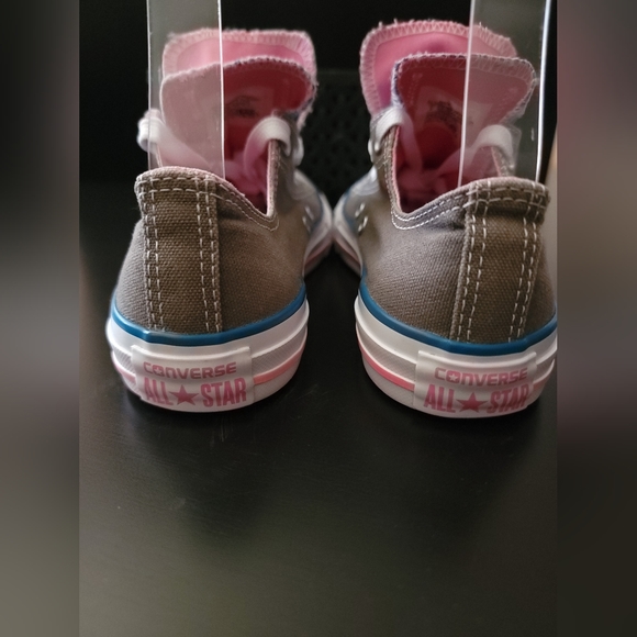 Converse All Star Double Tongue Gray/Pink size Junior US 3/EUR 35 - Picture 8 of 12